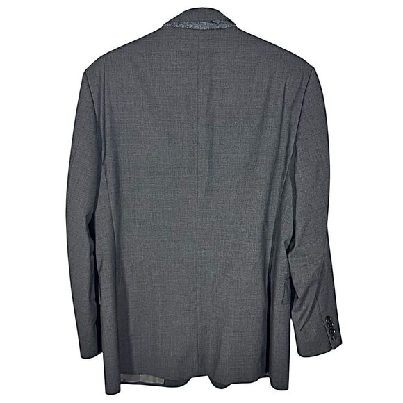 Burberry London Men’s Gray Wool Blazer 2-Button Size 42 US / 52 EU Classic Fit - Picture 3 of 13